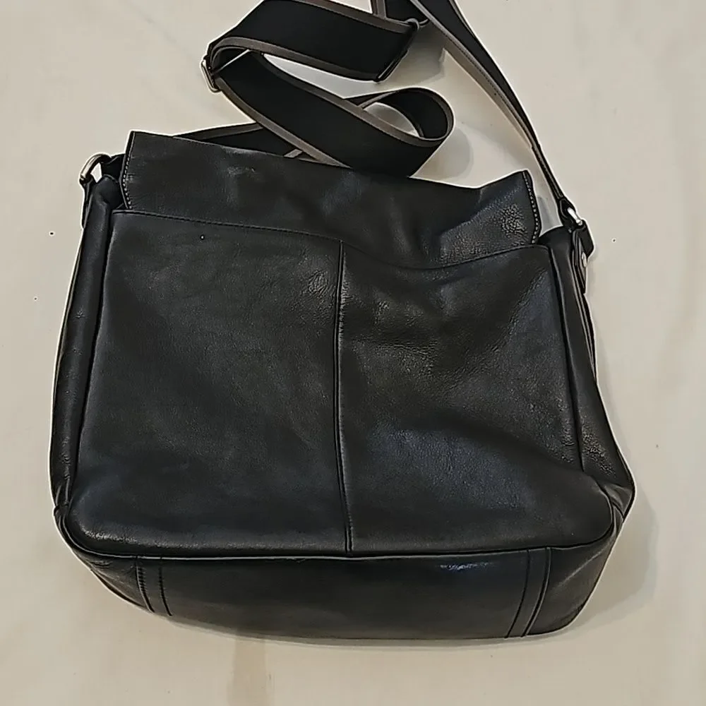 COACH HERITAGE WEB LEATHER MESSENGER  F70556